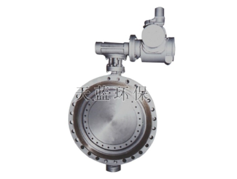 Three eccentric multi-level electric butterfly valve
